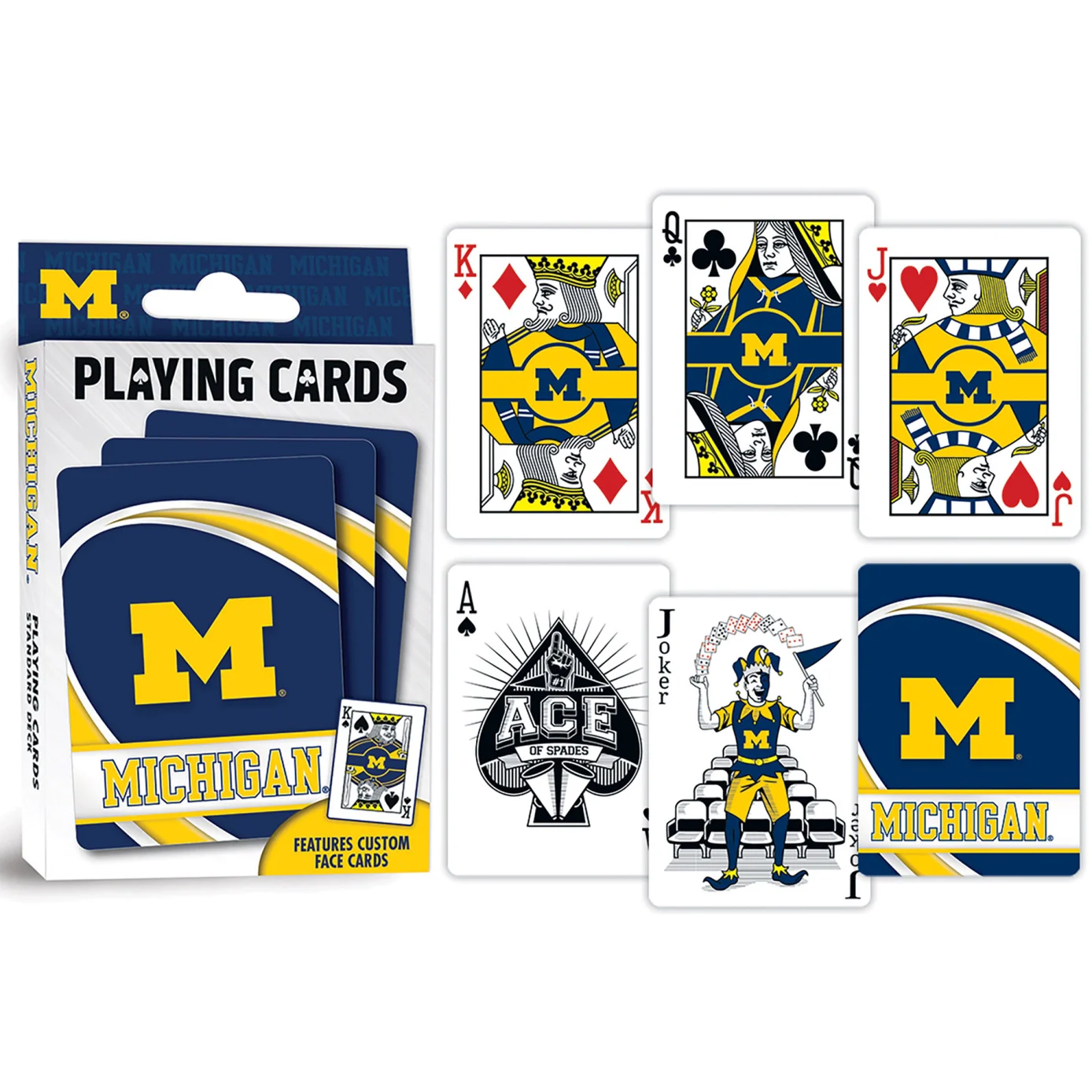 Michigan Wolverines Playing Cards by Masterpieces - Image 3