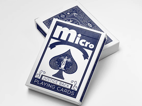 Micro Blue Card Magic Trick