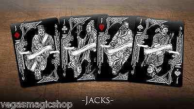 Middle Kingdom 2 Deck Set Black White Bicycle Playing Cards - Image 3