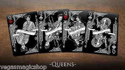 Middle Kingdom 2 Deck Set Black White Bicycle Playing Cards - Image 4