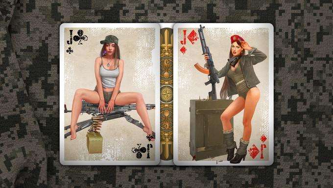 Military Pin-Up Playing Cards NPCC - Image 3