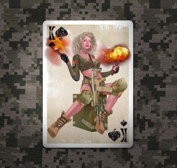 Military Pin-Up Playing Cards NPCC - Image 7