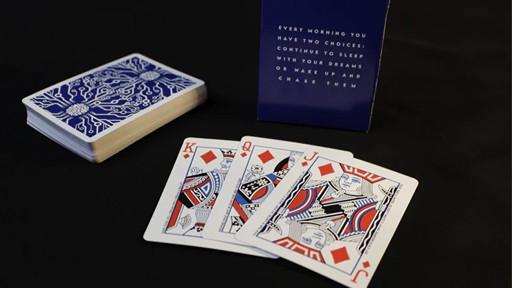 Mindset Blue Marked Playing Cards USPCC - Image 2