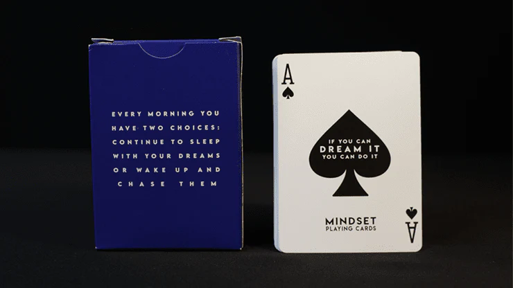 Mindset Blue Marked Playing Cards USPCC - Image 5