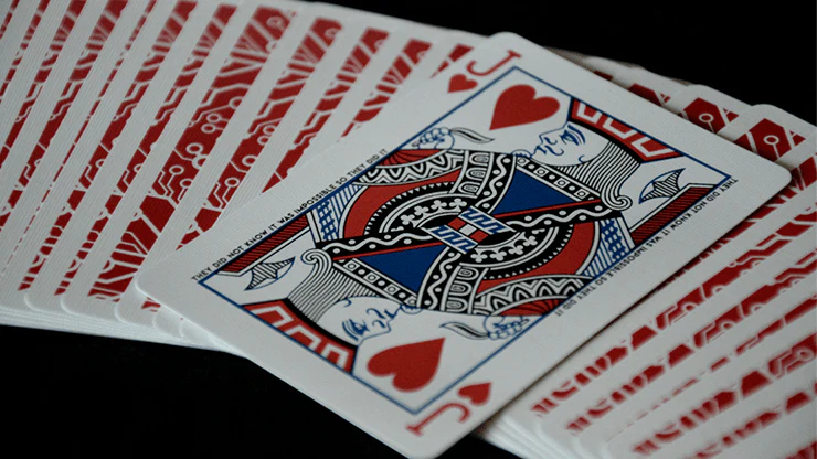 Mindset Red Marked Playing Cards USPCC - Image 3