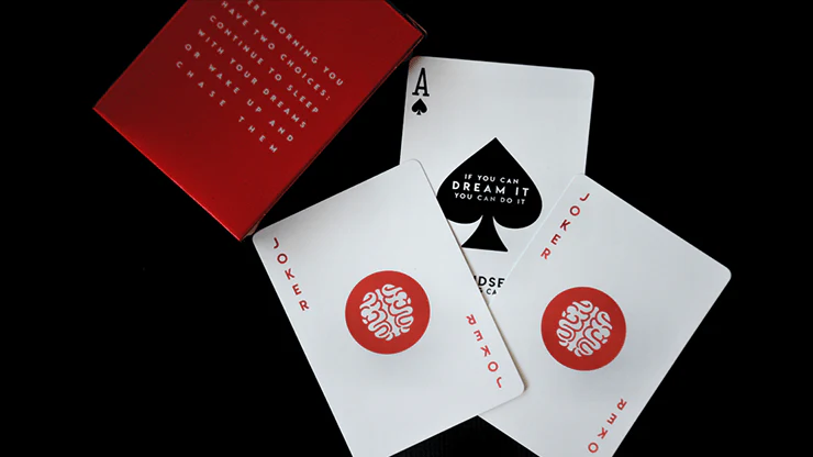 Mindset Red Marked Playing Cards USPCC - Image 6