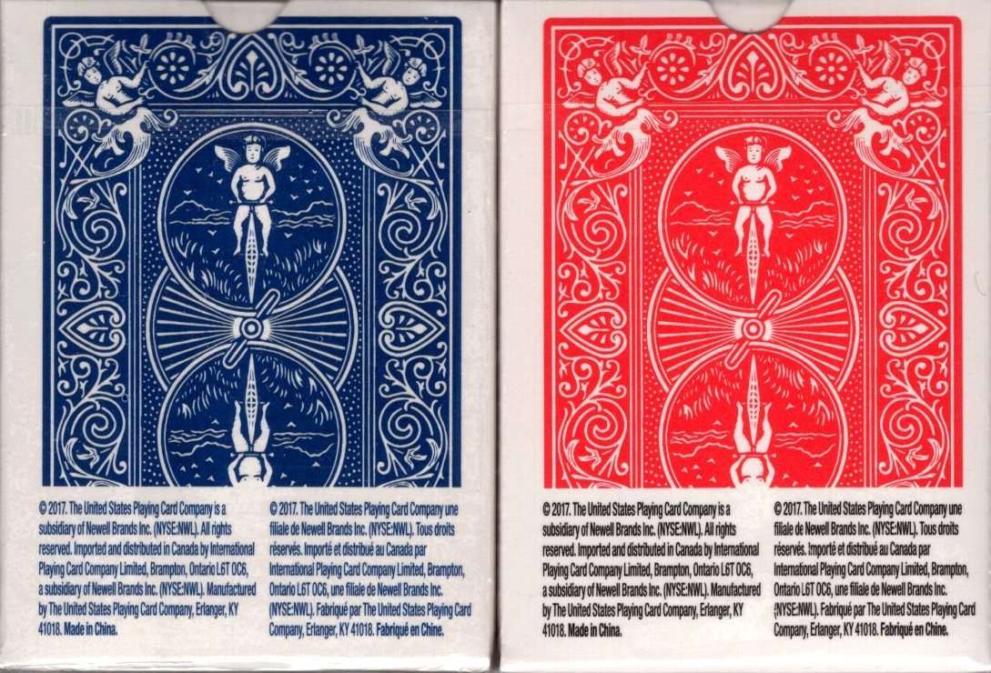Mini Bicycle Rider Back Playing Cards - 2 Deck Set - Image 2