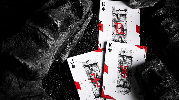 MOAI Red Playing Cards USPCC - Image 4