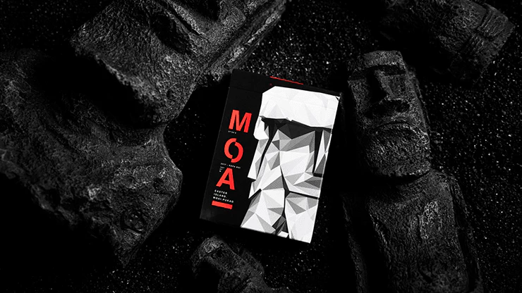 MOAI Red Playing Cards USPCC - Image 7