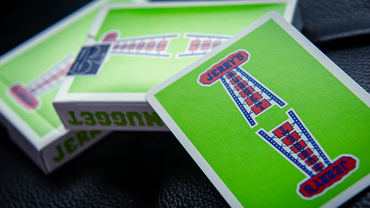 Modern Feel Jerry's Nugget Green Playing Cards USPCC - Image 3