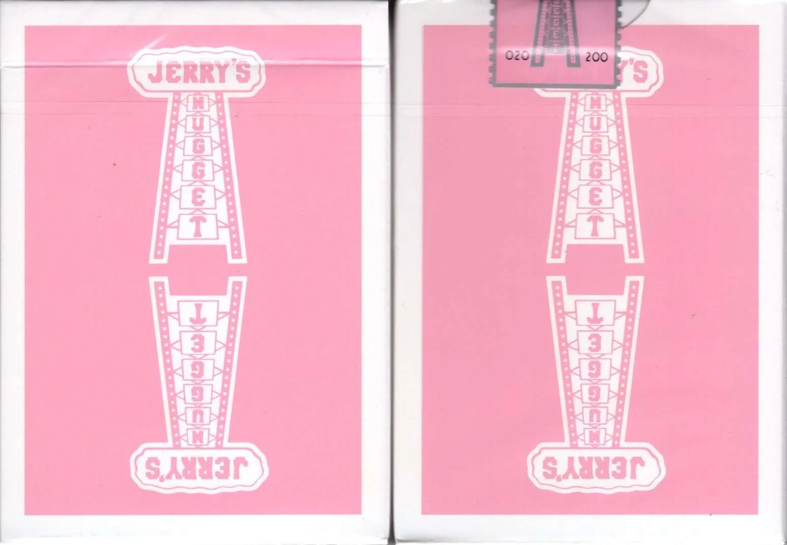 Modern Feel Jerry's Nugget v2 Rose Pink Gilded Playing Cards USPCC