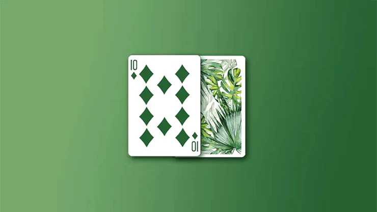 Monstera Green Playing Cards TCC - Image 6