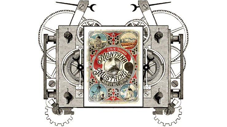 Montana Mustache Playing Cards MPC - Image 5