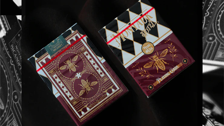 Montauk Hotel Burgundy Playing Cards USPCC - Image 6