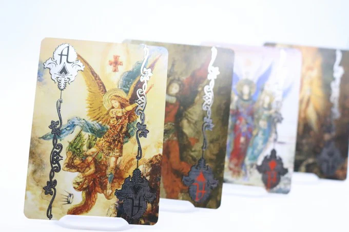 Moreau Reverie Playing Cards Silver Edition - Foil Art Deck Featuring Gustave Moreau’s Masterworks - Image 3