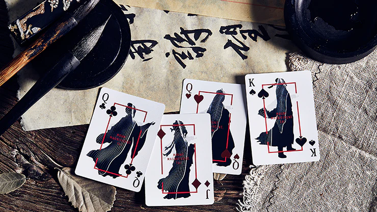 Mountain Wang Yue Black Playing Cards USPCC - Image 4