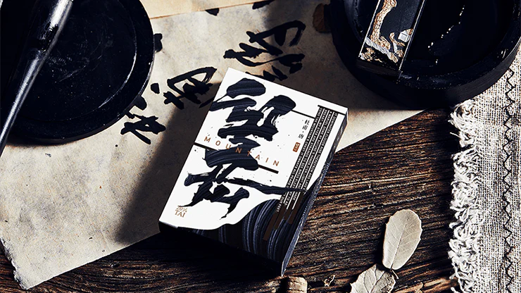 Mountain Wang Yue Black Playing Cards USPCC - Image 7