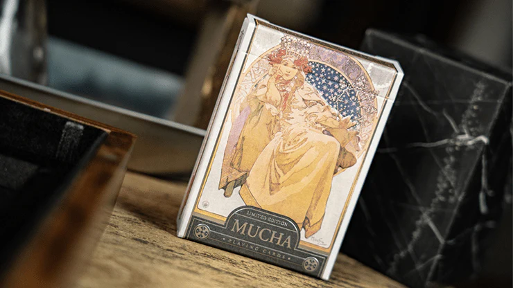 Mucha Princess Hyacinth Silver Playing Cards TCC - Image 7