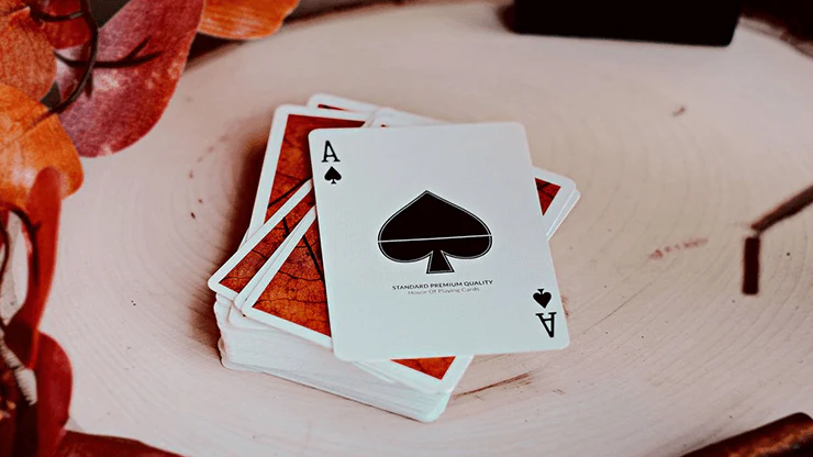 MYNOC Leaf Playing Cards USPCC - Image 4