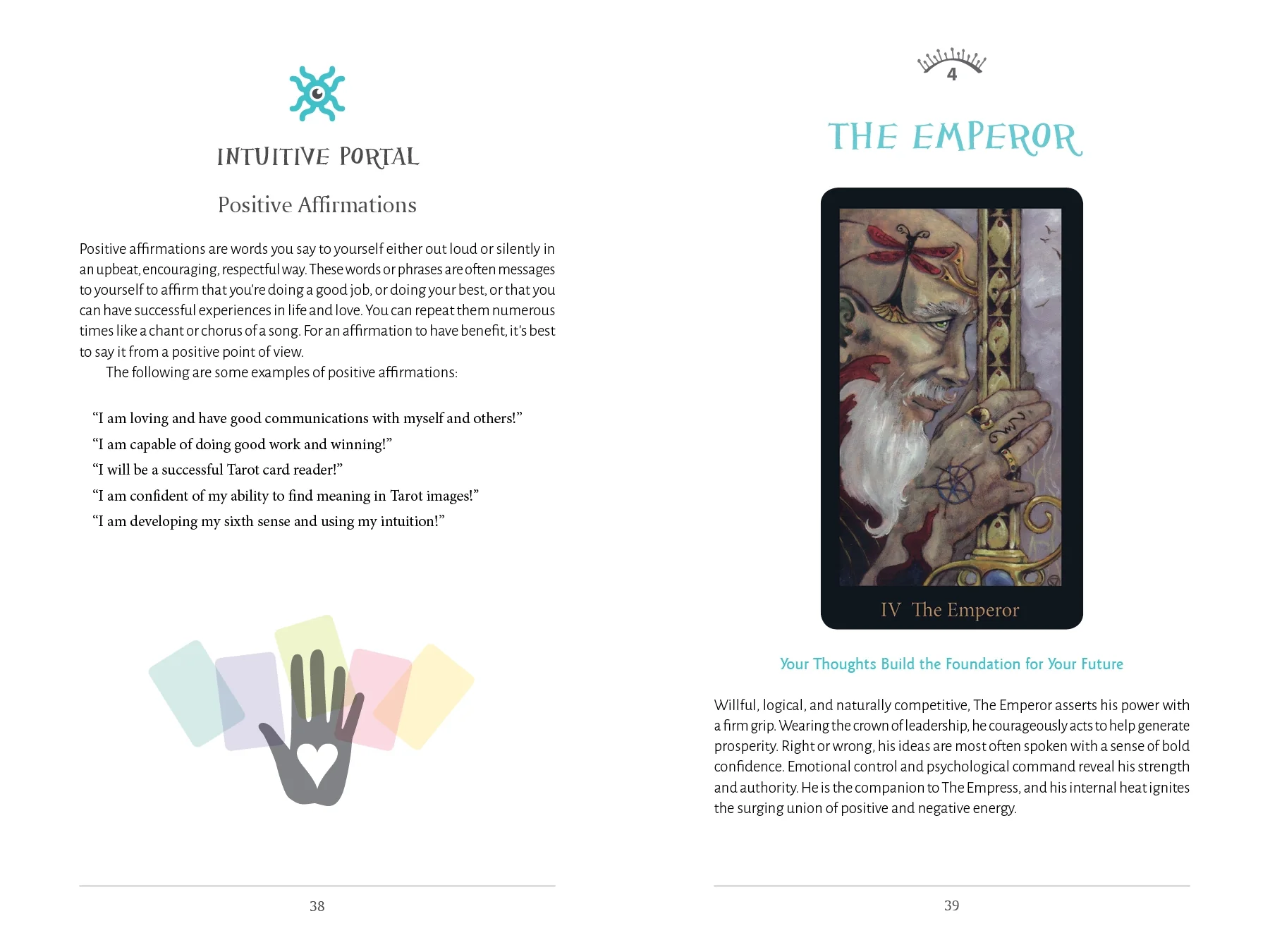 Mystic Spirit Tarot Playbook - Hard Cover Book Red Feather - Image 6