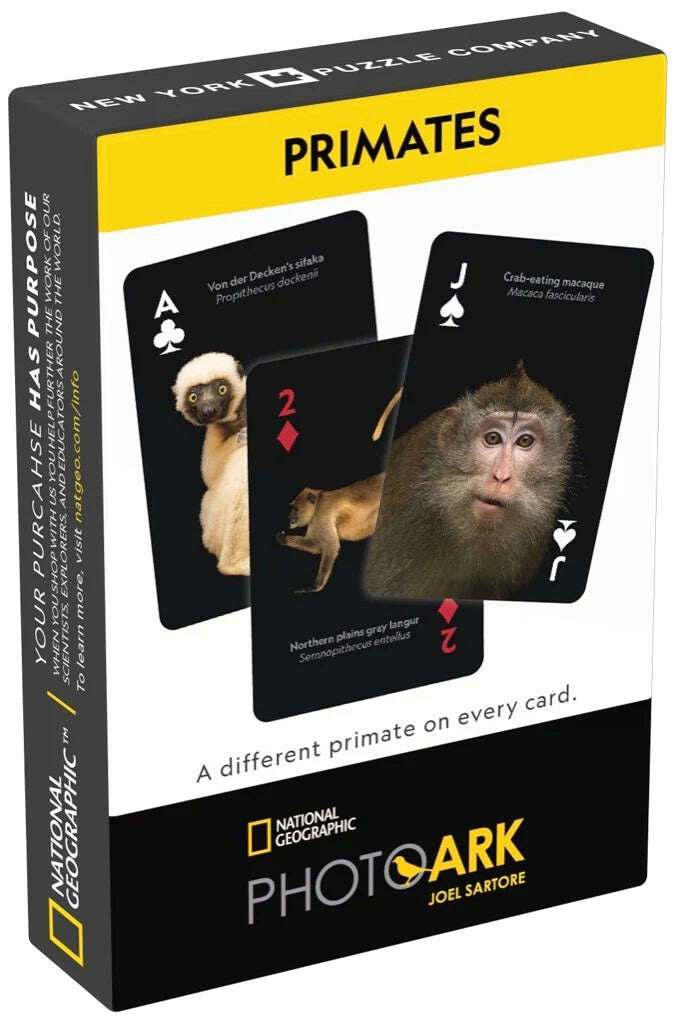 National Geographic Primates Playing Cards NYPC - Image 3