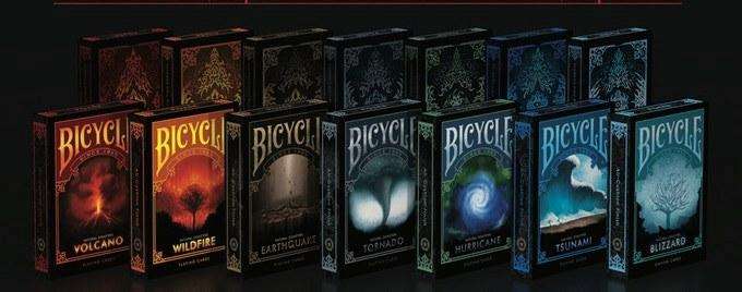 Natural Disaster Series Bicycle Playing Cards 7 Deck Set - Image 2