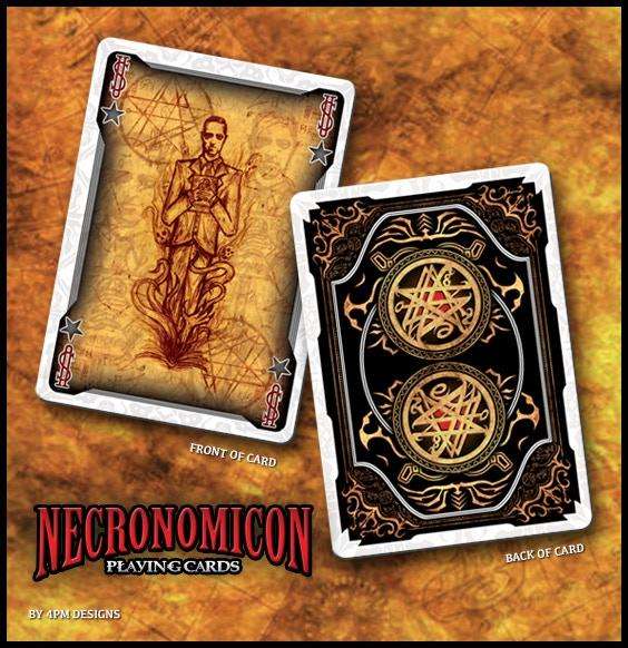 NECRONOMICON Foil Tuck Bicycle Playing Cards - Image 6