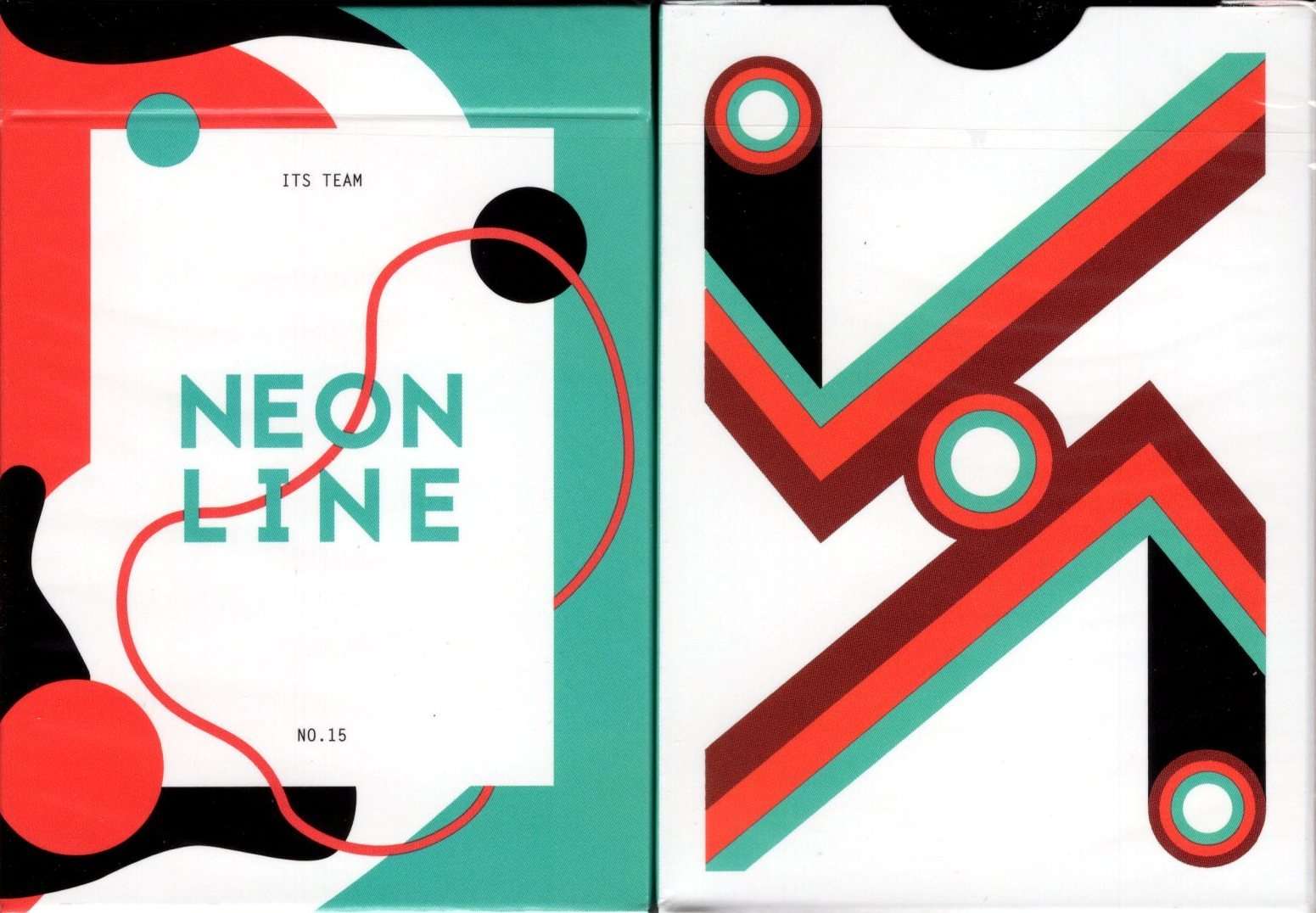 Neon Line Playing Cards USPCC
