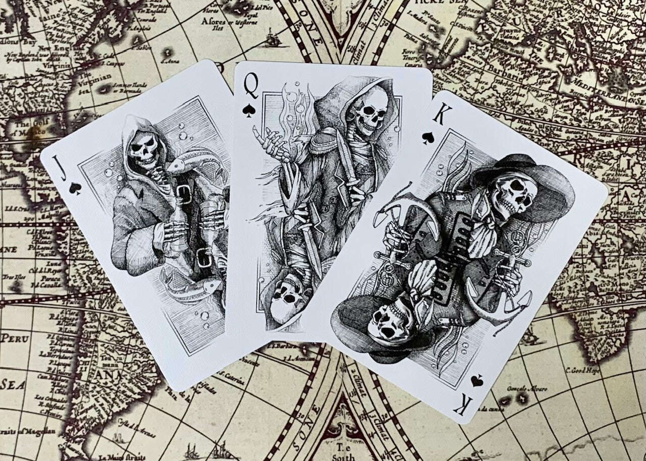 Neptune's Graveyard Bicycle Playing Cards V1 - Image 5