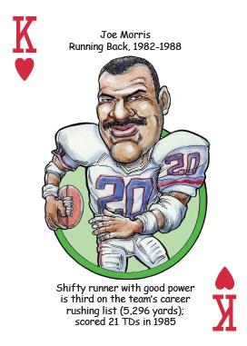 New York NFC Football Heroes Playing Cards - Image 3