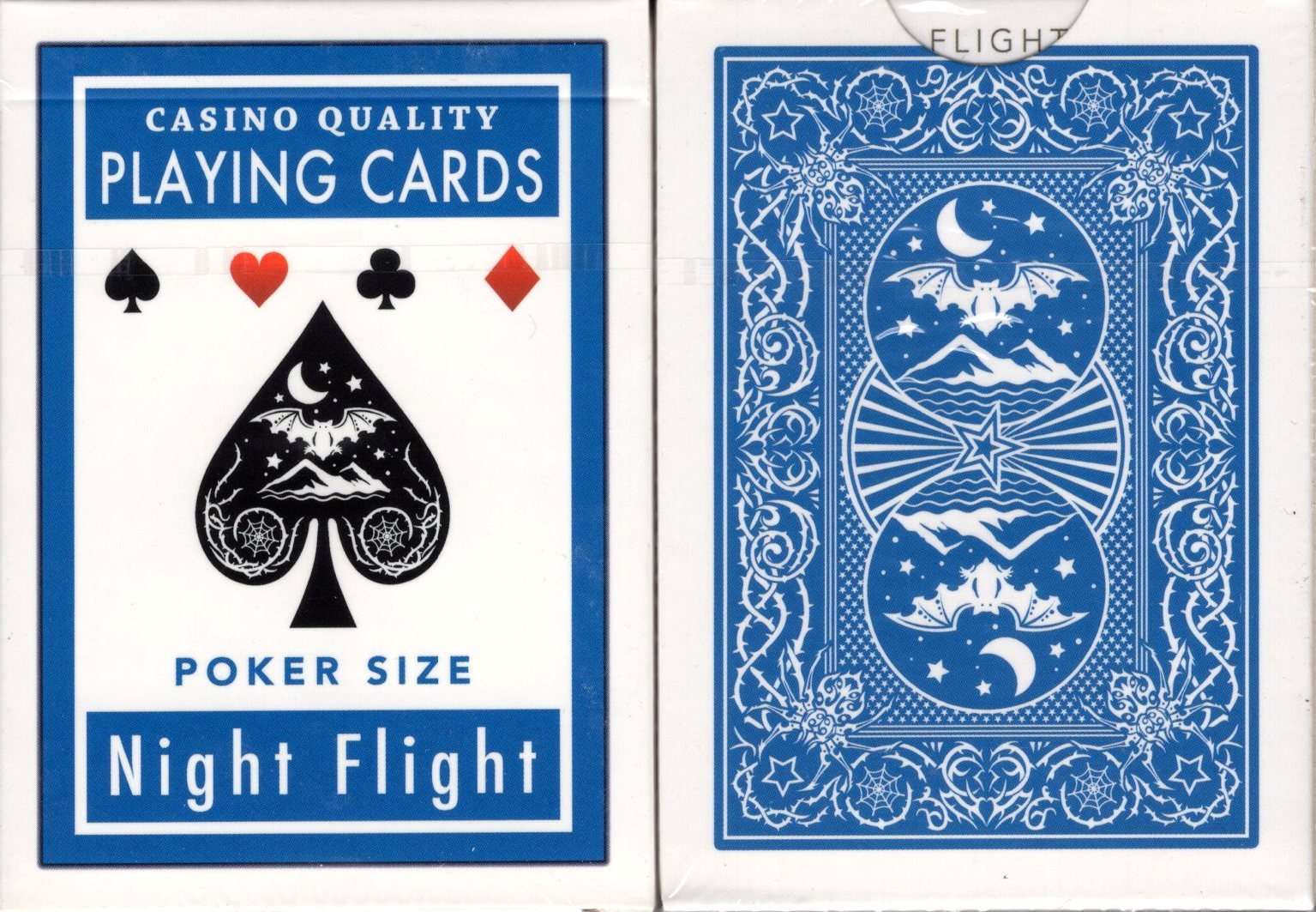 Night Flight Marked Plastic Playing Cards