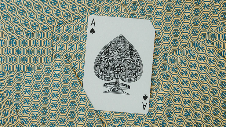 No Borders Honeycomb Playing Cards by Joker and the Thief - Image 2