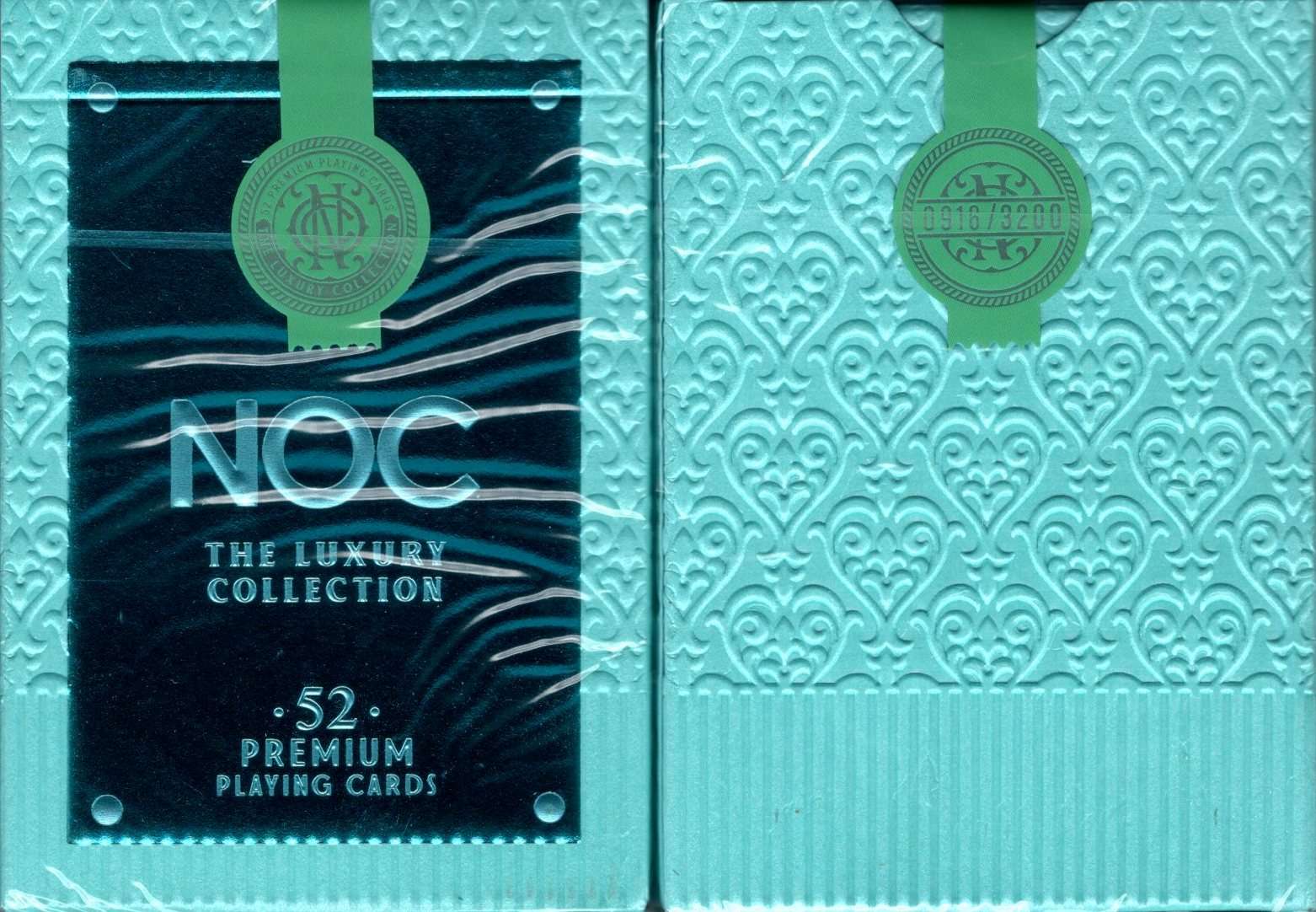 NOC Luxury Aquamarine Playing Cards Cartamundi