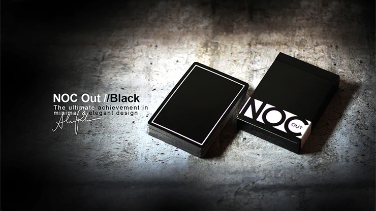NOC Out Black Playing Cards USPCC - Image 6