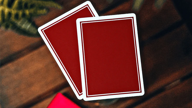 NOC Pro Burgundy Red Marked Playing Cards USPCC - Image 6