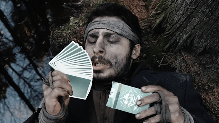 NOC Winter Survival Green Playing Cards USPCC - Image 2