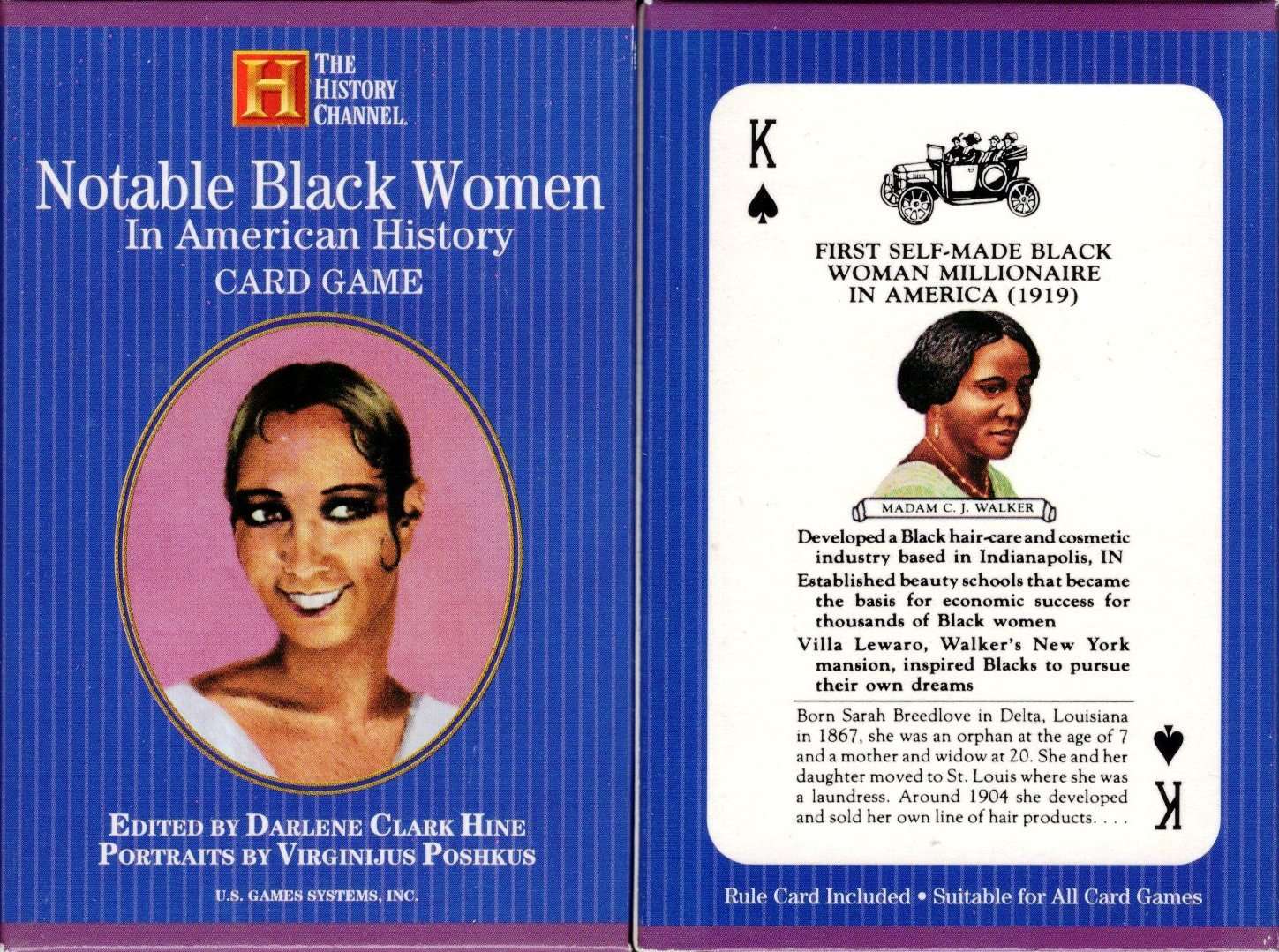 Notable Black Women in American History Playing Cards USGS