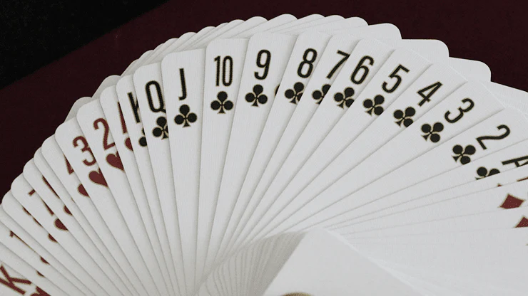 Oath Standard Burgundy Playing Cards - Image 3