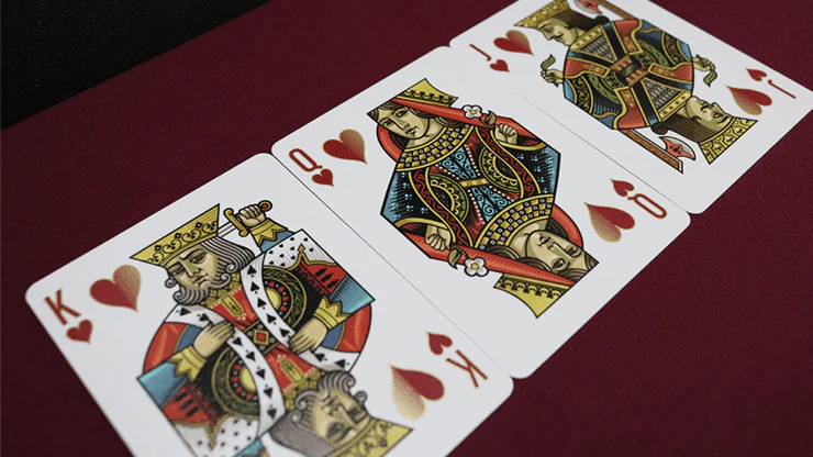 Oath Standard Burgundy Playing Cards - Image 4