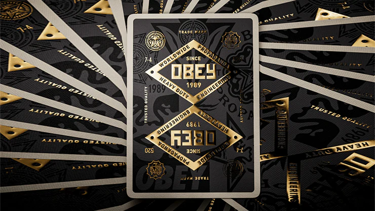 Obey Gold Edition Playing Cards by theory11 - Image 5