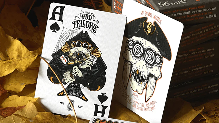 Odd Fellows Cpt Spindel Playing Cards Cartamundi - Image 3