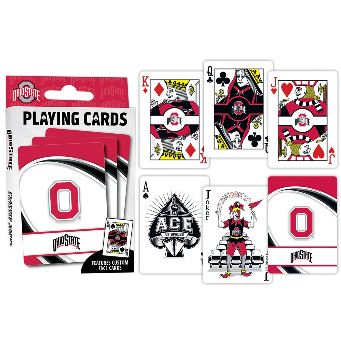 Ohio State Buckeyes Playing Cards by Masterpieces - Image 3