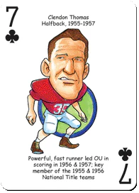 Oklahoma Football Heroes Playing Cards - Image 3