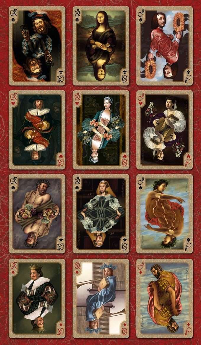 Old Masters v2 Bicycle Playing Cards - Image 2