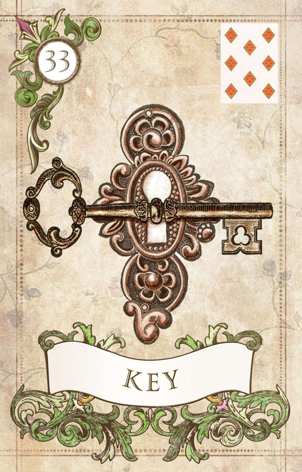 Old Style Lenormand Fortune Telling Cards USGS - Image 3