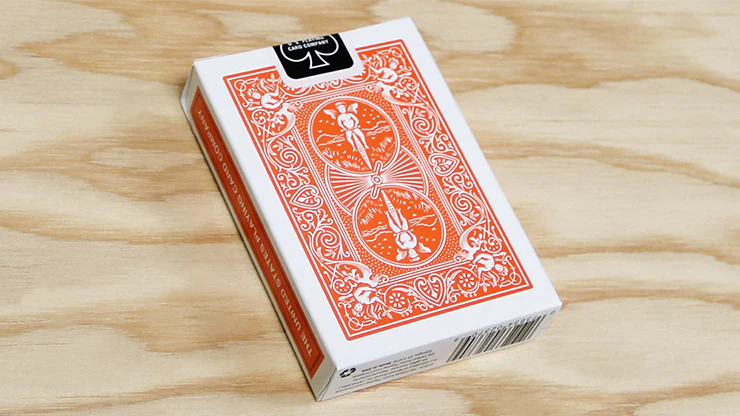 Orange Rider Back Bicycle Playing Cards with Gaff Cards and 1 Joker - Image 3