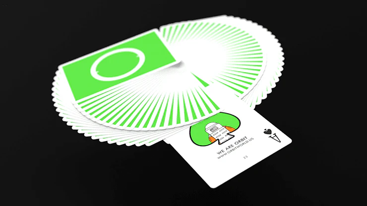 Orbit Chroma Key Playing Cards USPCC - Image 3