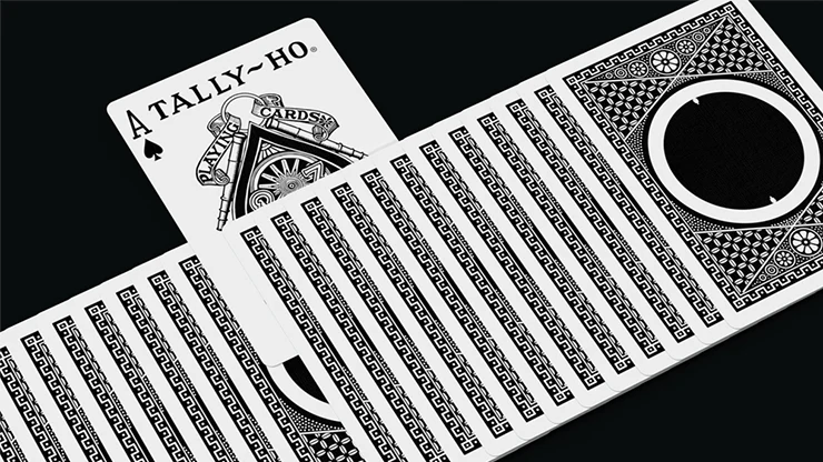 Orbit Tally Ho Circle Back Black Playing Cards - Image 4