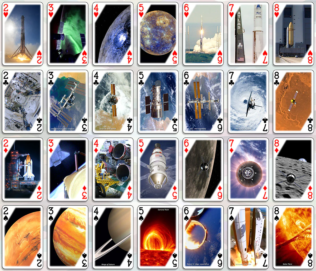 Outer Space - 3D Playing Cards - Image 5