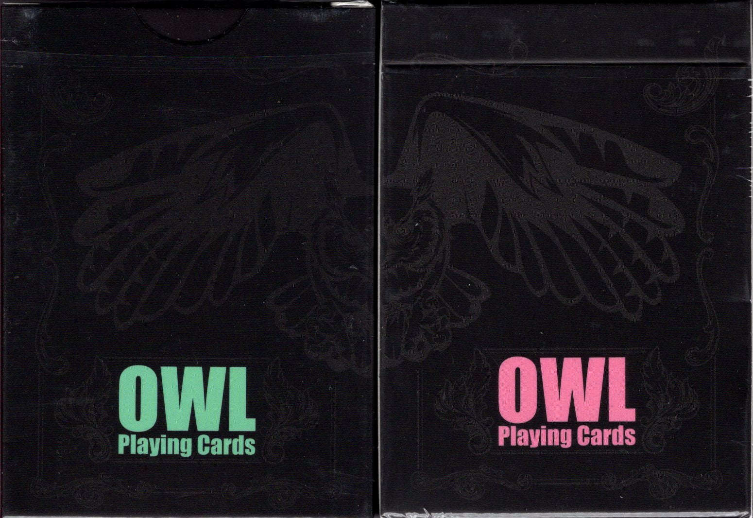 Owl Black Playing Cards HCPC